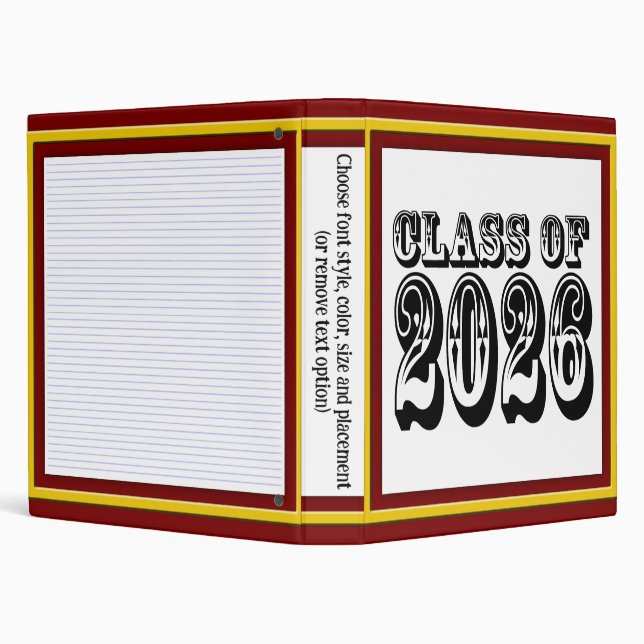 Western Class of 2026 Graduation Binder (Background)
