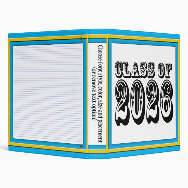 Western Class of 2026 Graduation Binder (Background)