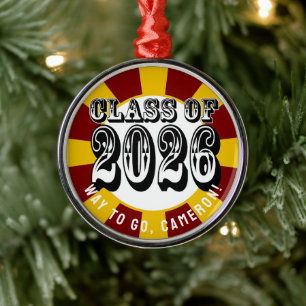 Western Class of 2026 Graduation Metal Ornament
