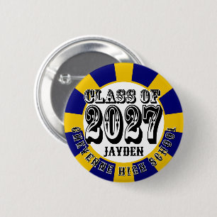 Western Class of 2027 Graduation 2 Inch Round Button