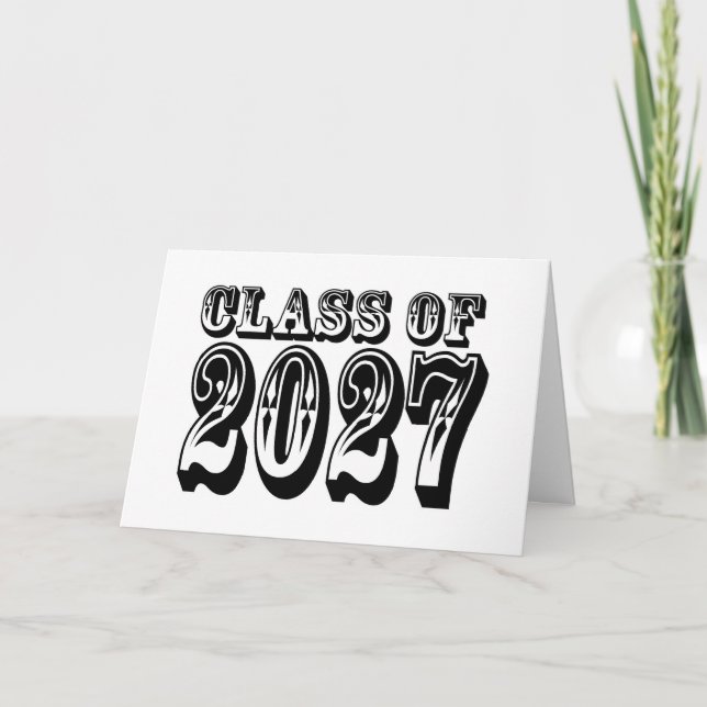 Western Class of 2027 Graduation Card (Front)