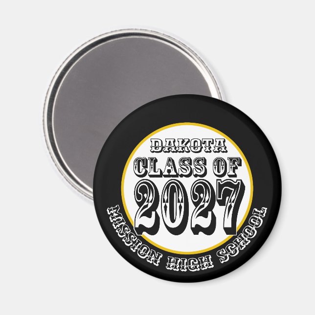Western Class of 2027 Graduation Magnet (Front/Back)