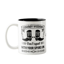 Western Coffee Mug, Personalized Cowboy Mug