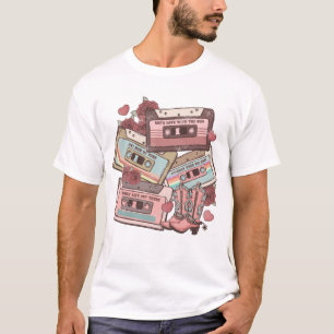 Western Country Cassette Tapes T-Shirt