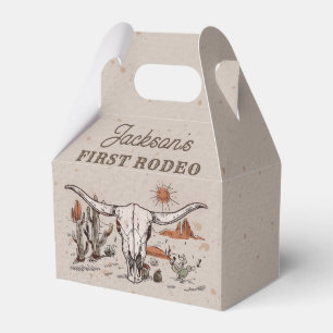 Western Country Cowboy Rodeo Birthday Favor Box