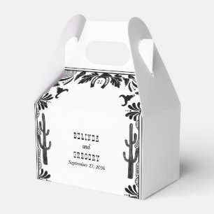 Western Country Cowboy Rustic Wedding Welcome Favor Box