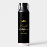 Western Country Cowboy Wedding Monogram Groomsmen Water Bottle<br><div class="desc">Personalized gifts for groomsmen and best man with old western cowboy theme. Decorated with cowboy hat with vintage western font. Text and colour are editable using the Design Tool to fit your occasion. Get this customize gift for wedding,  bachelor party,  engagement party or any other special occasions.</div>