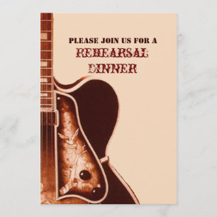 Western Country Rehearsal Dinner Invitation