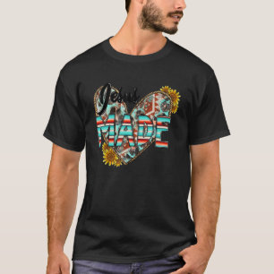 Western Country Serape Sunflower Christian Jesus M T-Shirt