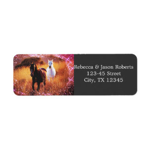 western country sunset horse themed wedding