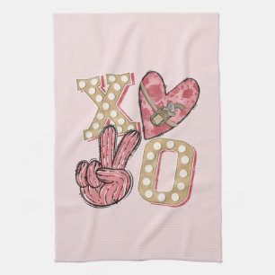 Western Country Xoxo   Hugs and Kisses Kitchen Towel