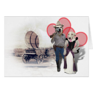 Western Couple Cowboy Dog