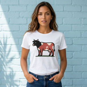 Western Cow Country Graphic Shirt - Vintage Farm