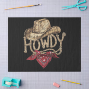 Western Cowboy Birthday Party  Tissue Paper