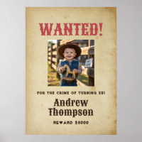 Western Cowboy Birthday Wanted