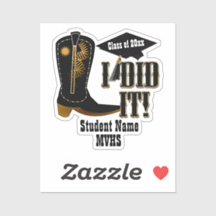 Western Cowboy Boot - Graduation