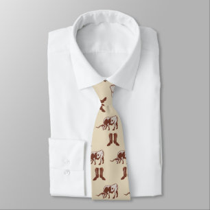 Western Cowboy Boots  Longhorn Steer Necktie