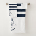 Western Cowboy Bull Skull Logo Vintage Groomsmen Bath Towel Set<br><div class="desc">Personalized gifts for groomsmen and best man with western cowboy theme. Decorated with cowboy hat with vintage western font. Text and colour are editable using the Design Tool to fit your occasion. Get this customize gift for wedding,  bachelor party,  engagement party or any other special occasions.</div>