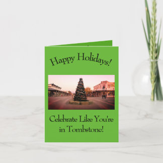 Western Cowboy Christmas Card