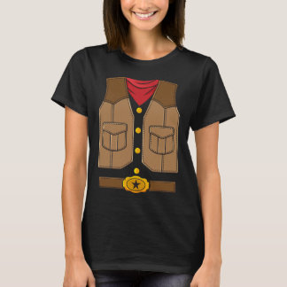 Western Cowboy Halloween Boys Kids T-Shirt