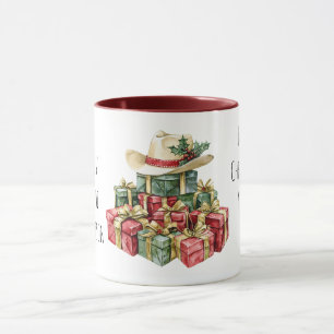 Western Cowboy Hat Christmas Gifts Y'all Mug