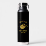 Western Cowboy Hat Groomsmen Personalized Name Water Bottle<br><div class="desc">Personalized gifts for groomsmen and best man with western cowboy theme. Decorated with cowboy hat with vintage western font. Text and colour are editable using the Design Tool to fit your occasion. Get this customize gift for wedding,  bachelor party,  engagement party or any other special occasions.</div>