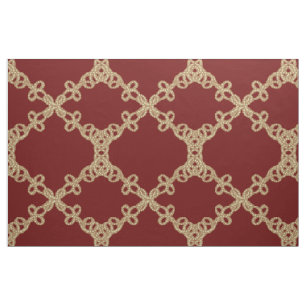 Western Cowboy Lasso Print Fabric