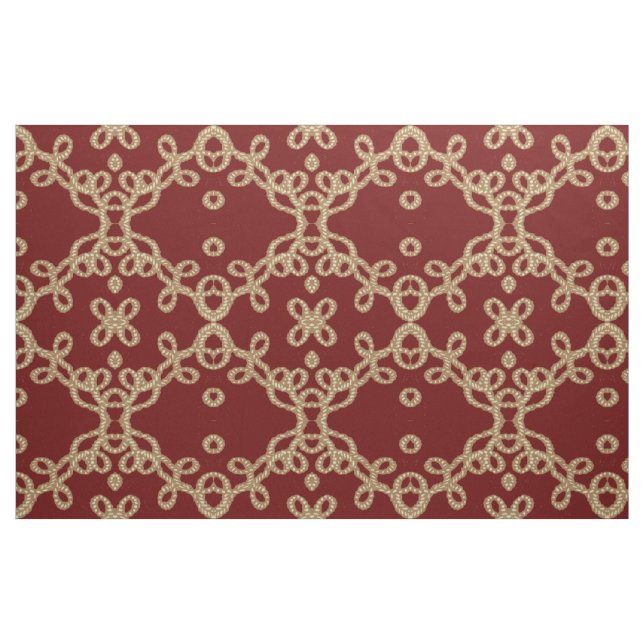 Western Cowboy Lasso Print Fabric (Fat Quarter)