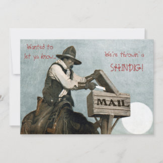 Western / Cowboy Party Invitations