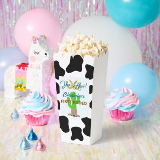 Western Cowboy Rodeo Birthday Favor Box