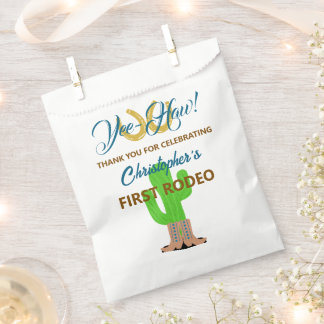 Western Cowboy Rodeo Birthday Favour Bag