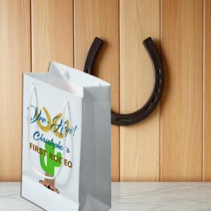 Western Cowboy Rodeo Birthday Small Gift Bag