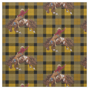 Western Cowboy-Rodeo Bronco Buster Fabric