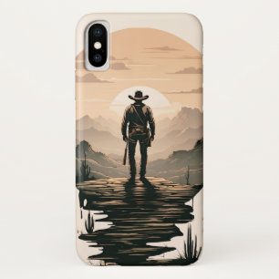 Western Cowboy Silhouette Case-Mate iPhone Case