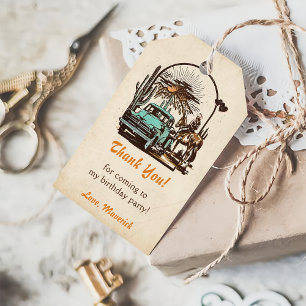  Western Cowgirl Birthday Party Gift Tags