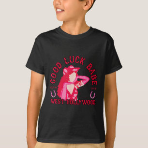 Western Cowgirl Good Luck Babe Dancing Disco Coque T-Shirt