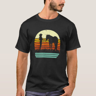 Western Cowgirl Halter Horse Retro Sunset Vintage T-Shirt