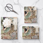 Western decoupage - skull cowboy boots cactus