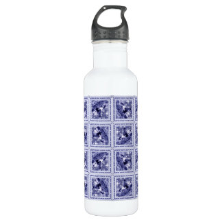 Western Denim Blue Delft Tile 710 Ml Water Bottle