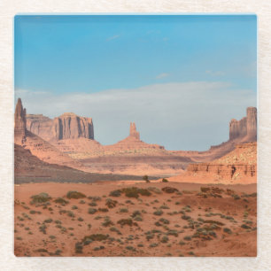 western desert glass coaster