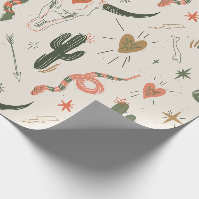 Western Desert Love Wrapping Paper (Corner)