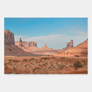 western desert wrapping paper sheet
