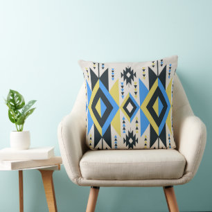 Western Design Throw Pillow