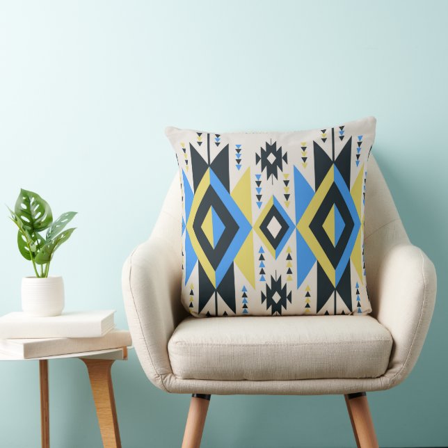 Western Design  Throw Pillow (Chair)
