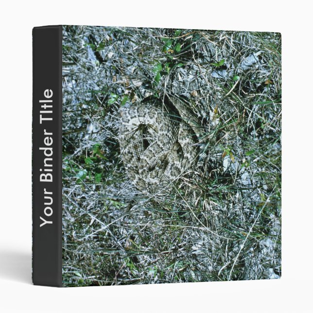 Western Diamondback Rattlesnake Binder (Front/Spine)