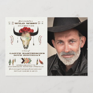 Western Elements Photo Invitation