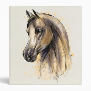 Western Equestrian Horseback Riding Horse Binder