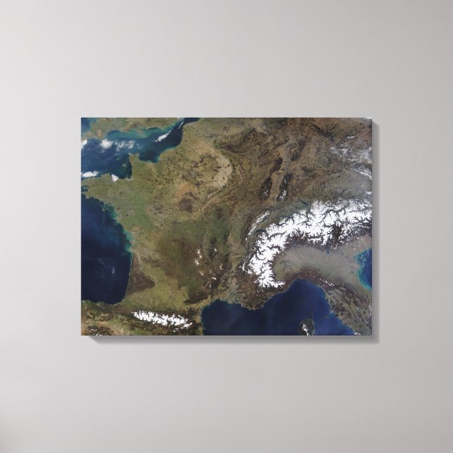 Western Europe Canvas Print (Front)