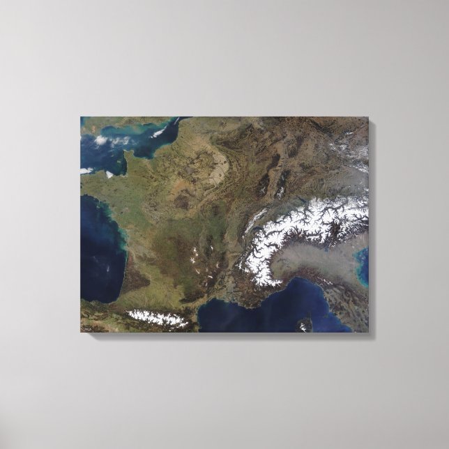 Western Europe Canvas Print (Front)