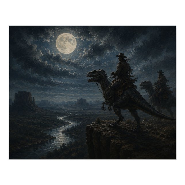 Western Fantasy Art Poster (Front)